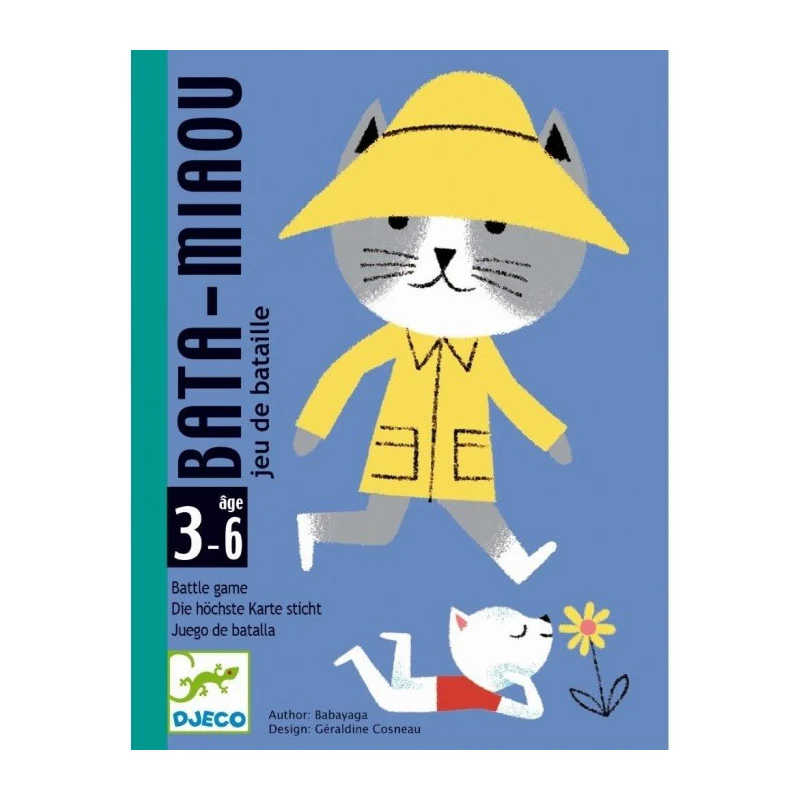 Djeco Jogo de Cartas de Batalha BATA-MIAOU