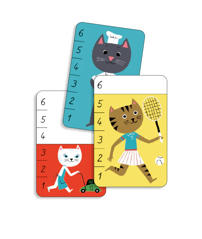 Djeco Jogo de Cartas de Batalha BATA-MIAOU - Image 2