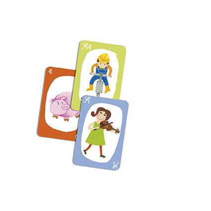 Djeco Jogo de Cartas de Mímica e Sons POUET! POUET!
