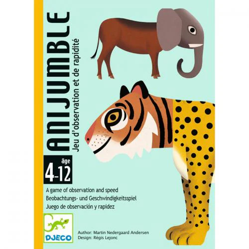 Djeco Jogo de Cartas de observação e rapidez ANIJUMBLE