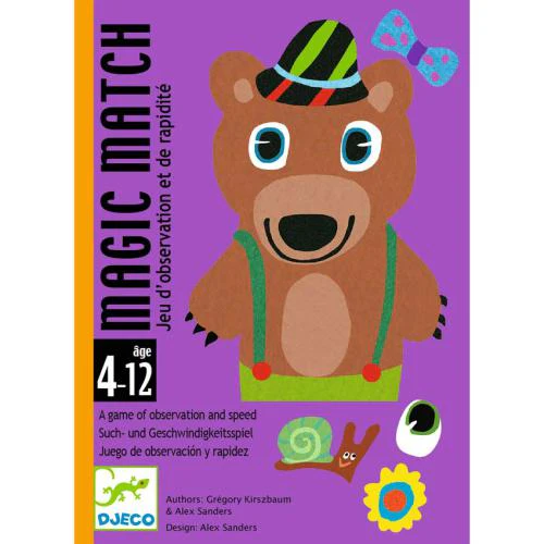 Djeco Jogo de Cartas de observação e rapidez MAGIC MATCH