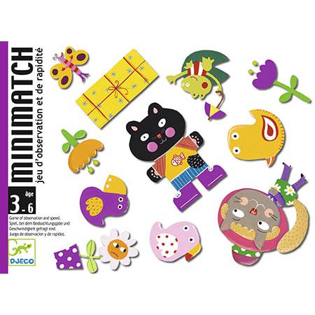 Djeco Jogo de Cartas de Observação e Rapidez MINIMATCH