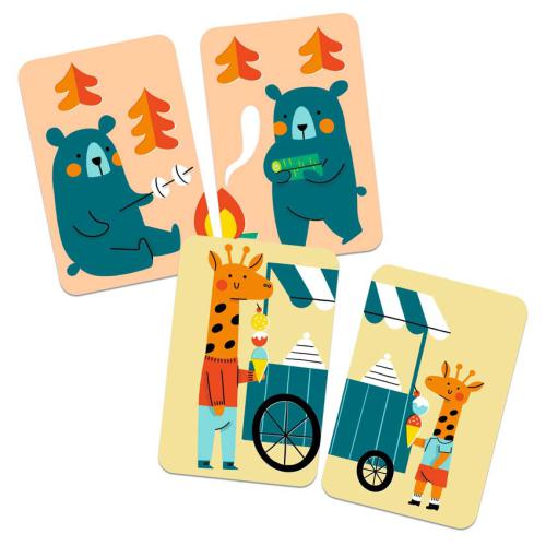Djeco Jogo de Cartas para formar pares MISTI'LOUP - Image 2