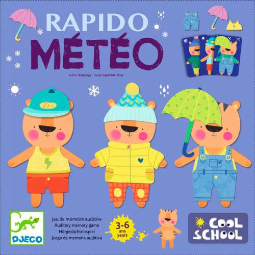 Djeco Jogo de memória Auditiva - Rápido Meteo