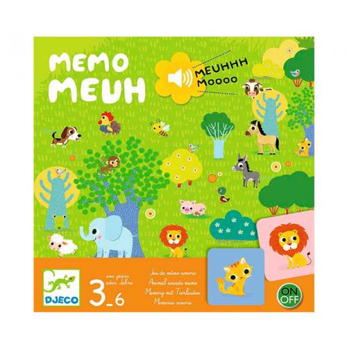 Djeco Jogo de Memória Sonora - MEMO MEUH