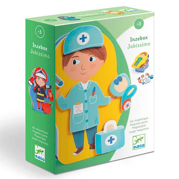 Djeco Jogo magnético As profissões - Inzebox Jobissimo