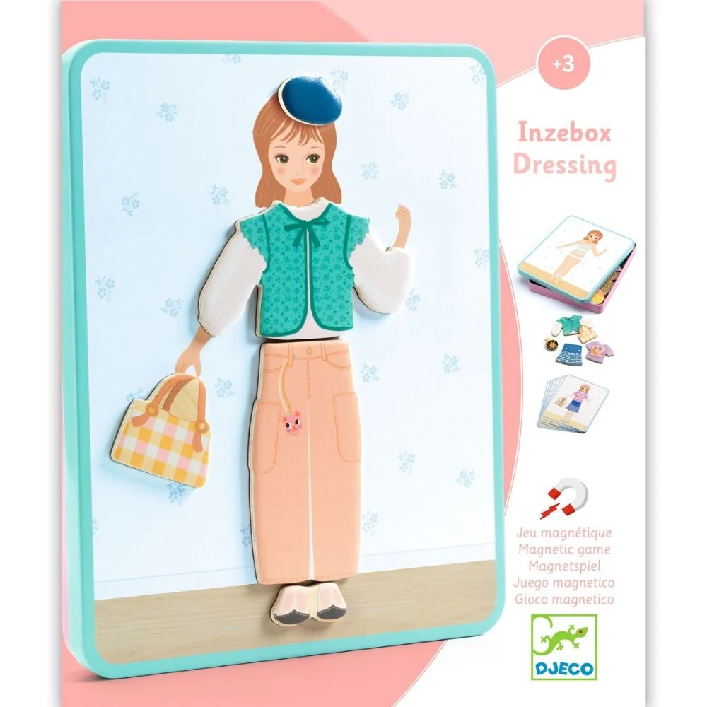 Djeco Jogo magnético Dressing - Inzebox Vestir Bonecas
