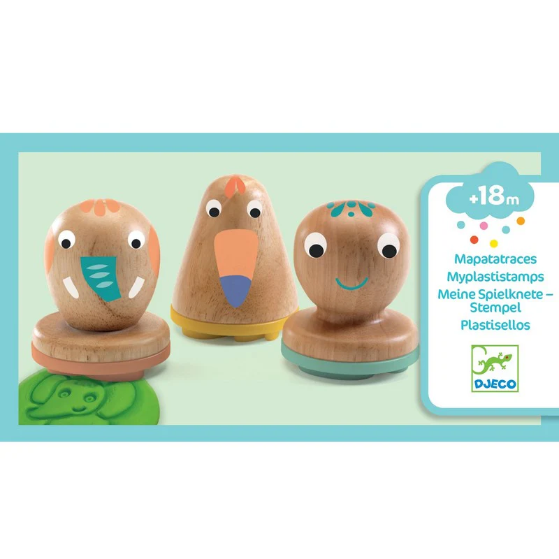 Djeco My plastistamps - Carimbos de animais p/plasticina