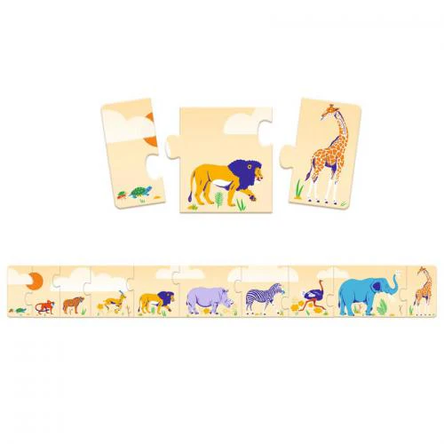 Djeco Puzzle Animais Pequenos e Grandes - Image 2