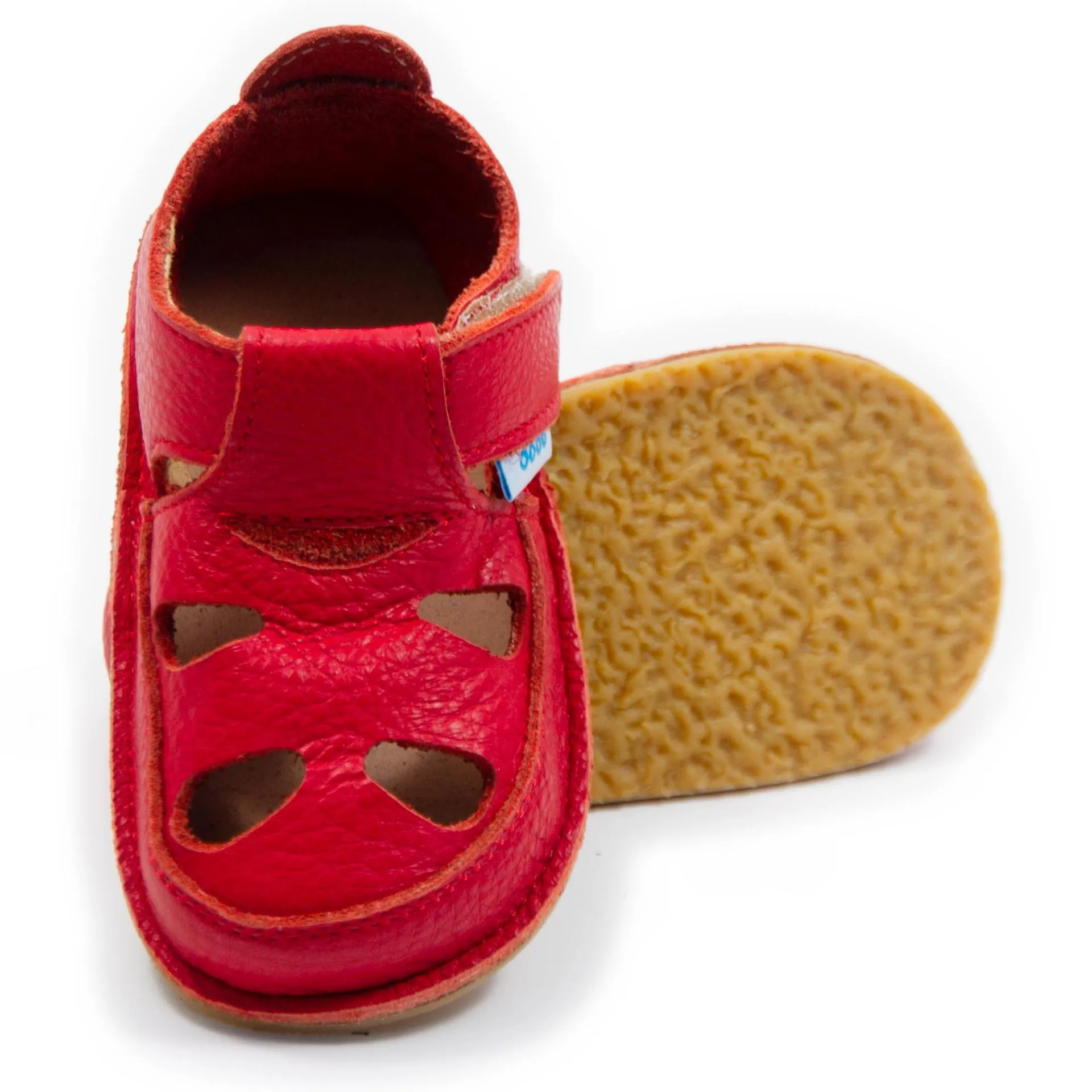 Dodo Shoes Barefoot Sandálias (RED - Vermelho)