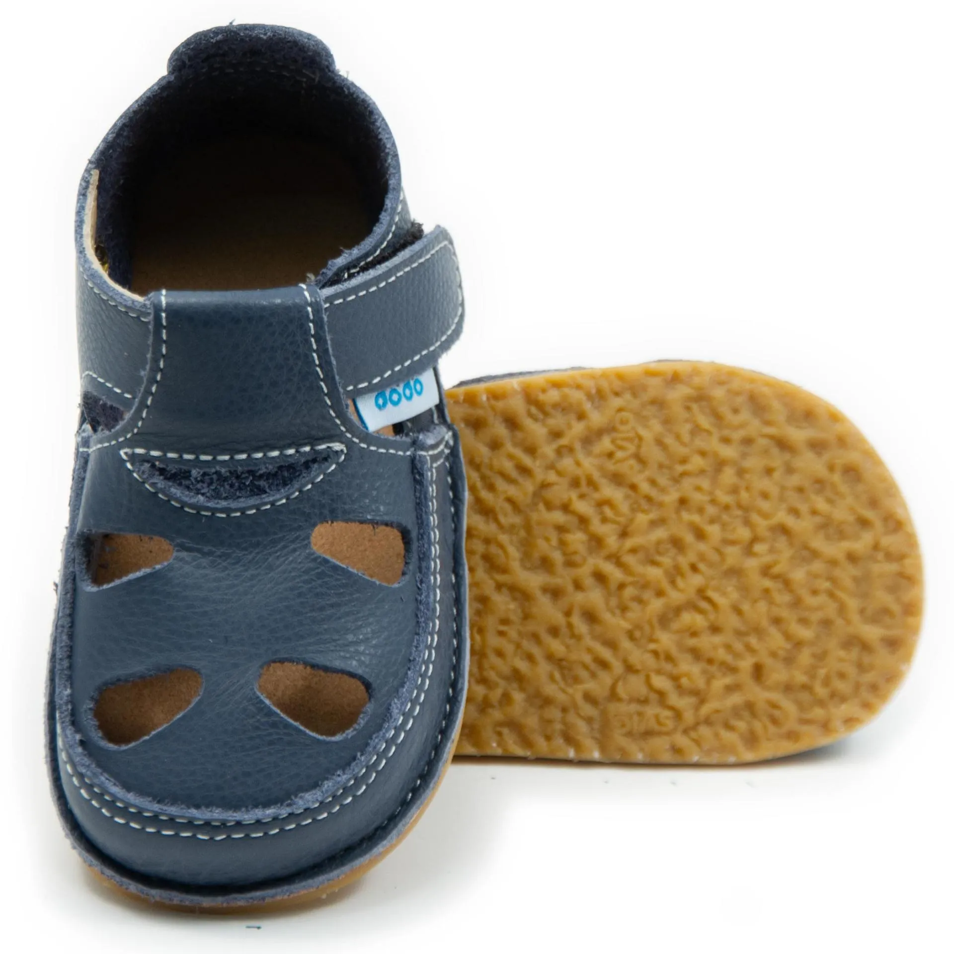 Dodo Shoes Barefoot Sandálias (SMOKEY SKY - Azul escuro)