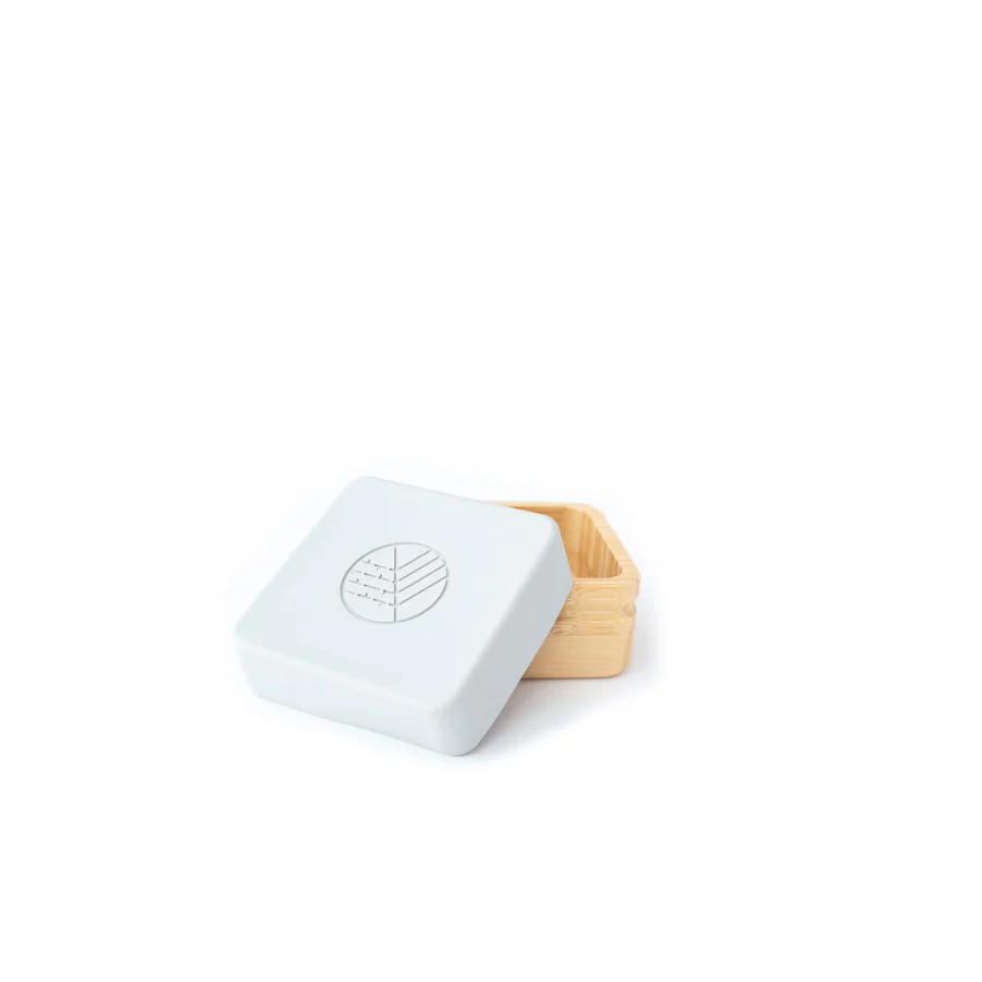 Eco rascals Pack de 2 recipientes para snacks em bambu Rosa Cinza - Image 4