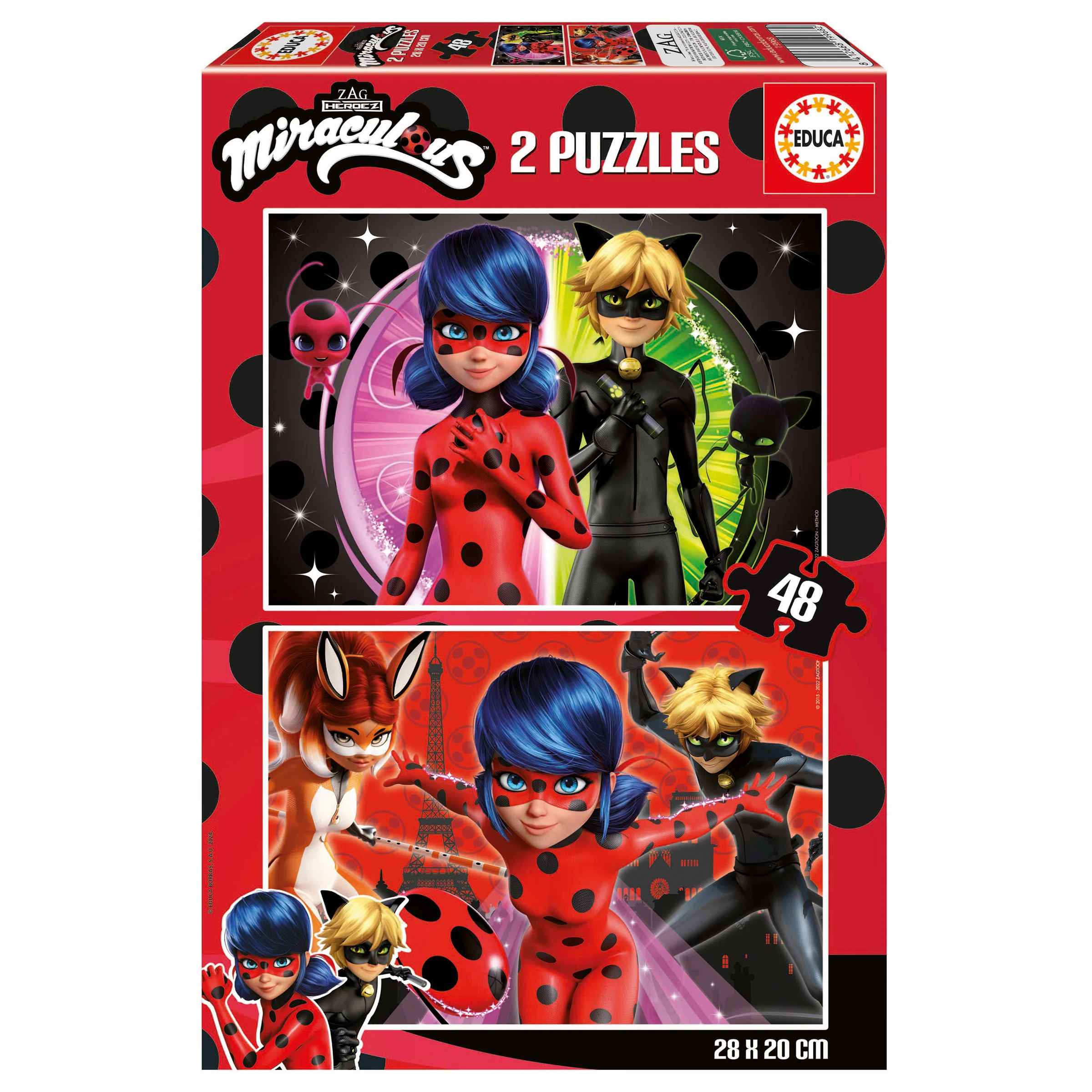 Educa Puzzle Ladybug  2×48