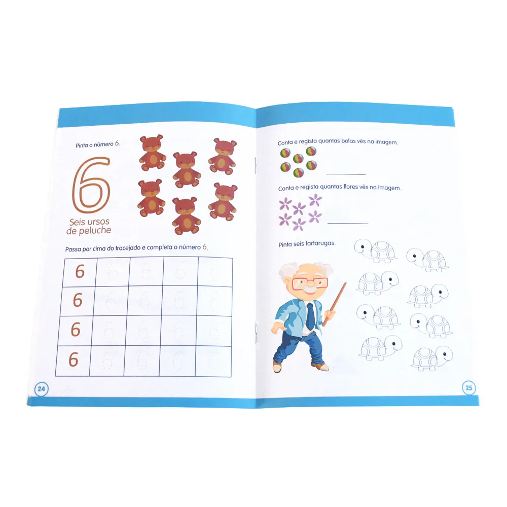 Europrice Livro de aprendizagem Professor Sapinho - Números - Image 2