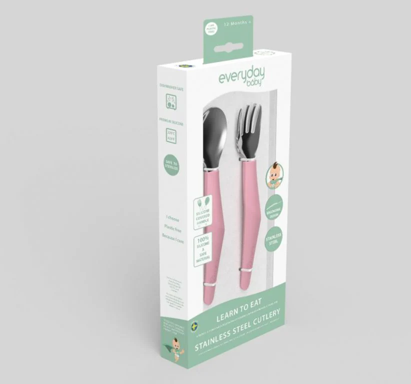 Everyday Baby Conjunto de 2 Talheres Silicone - Image 7