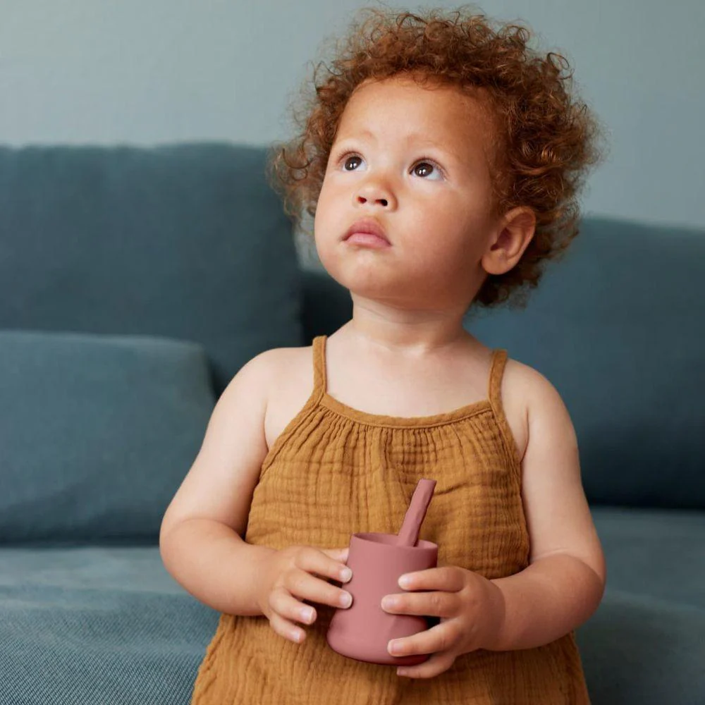 Everyday Baby Palhinhas reutilizáveis de silicone 6uni. cinza azul tijolo - Image 4
