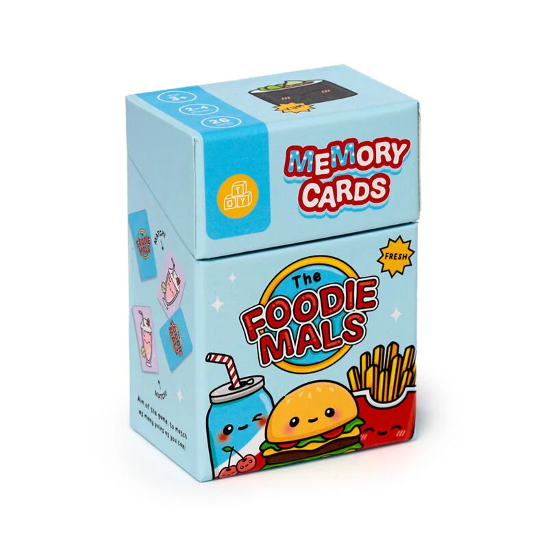 Puckator - Foodiemals - Set de cartas de memória para crianças