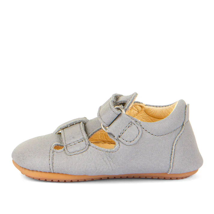 Froddo Barefoot Prewalkers Sandália Couro (Light Grey) - Image 2
