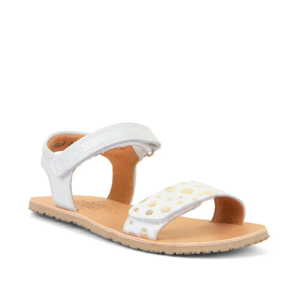 Froddo Barefoot Sandália (Flexy Lia Branco/Dourado)