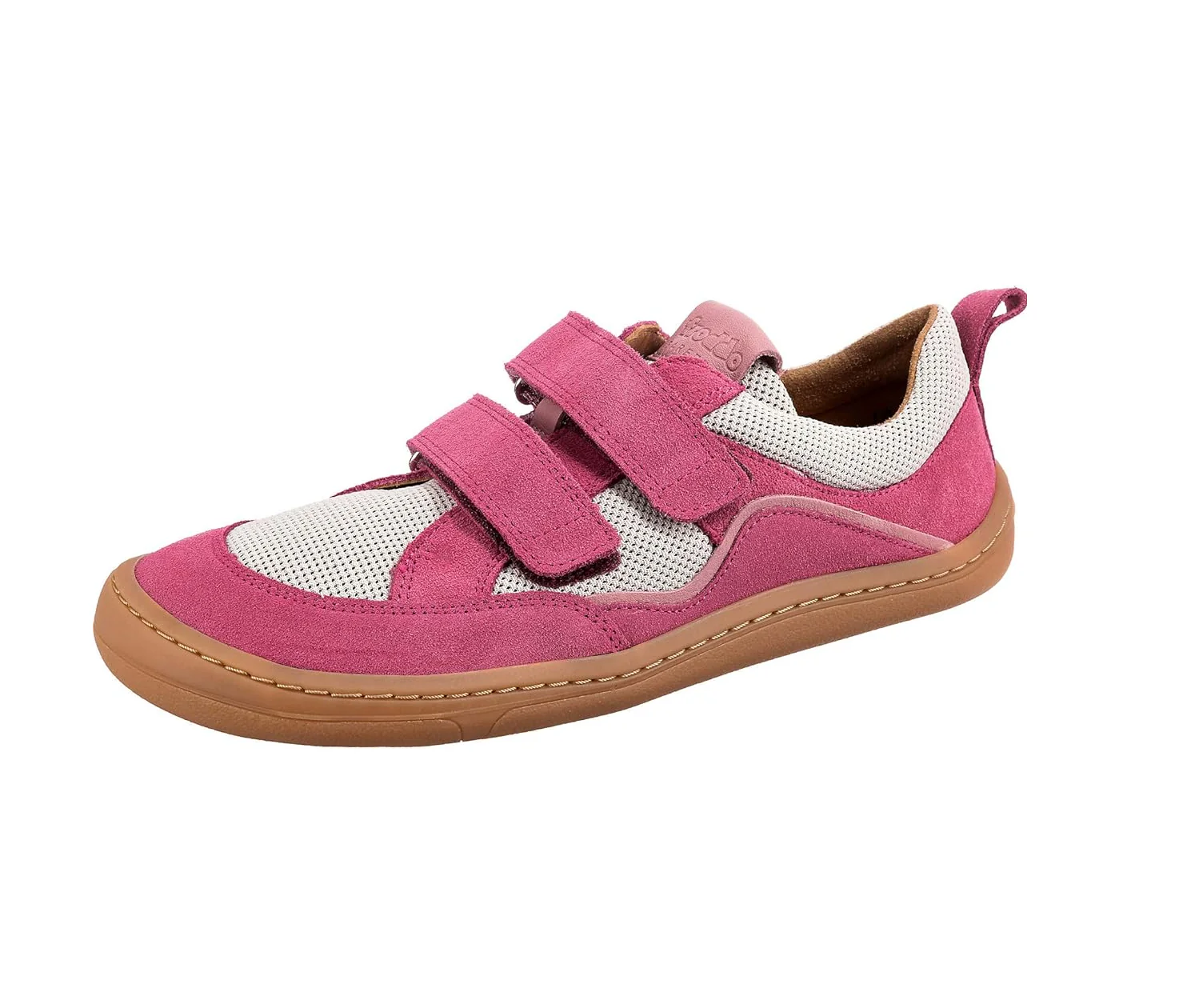 Froddo Barefoot Sapatilha Couro e Malha D-Velcro (Fuxia Pink) kid