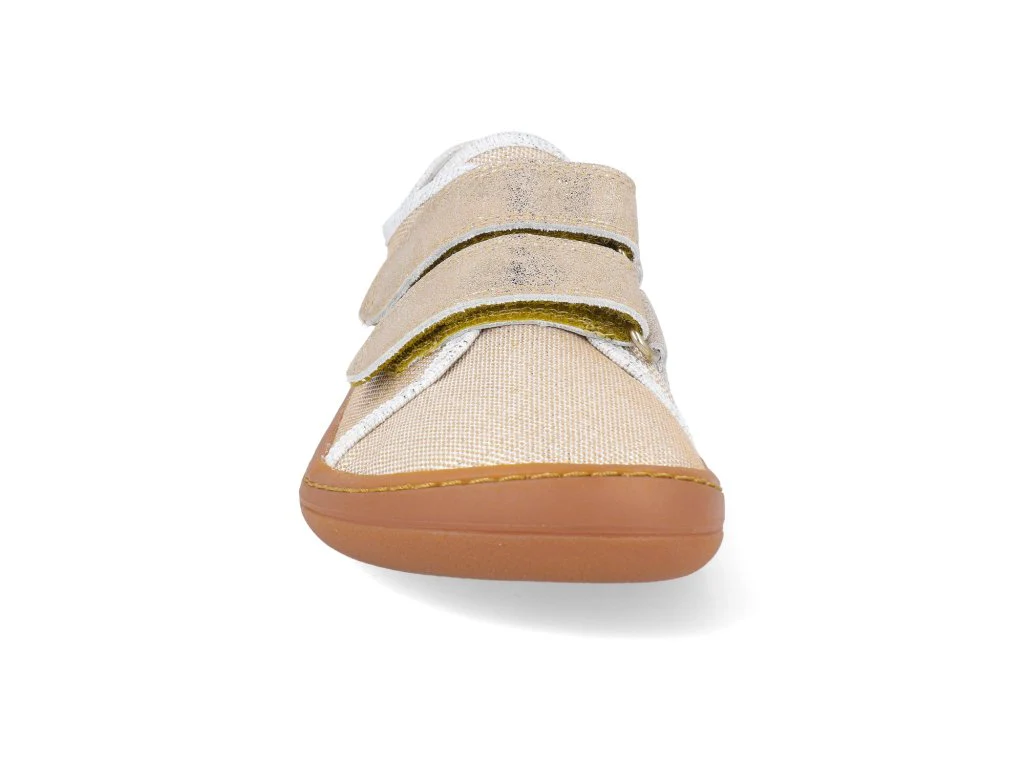Froddo Barefoot Sapatilha Canva (Gold Shine) kid to adult - Image 3