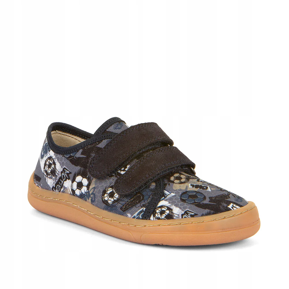 Froddo Barefoot Sapatilha Canva (Grey/Blue) Futebol Kid