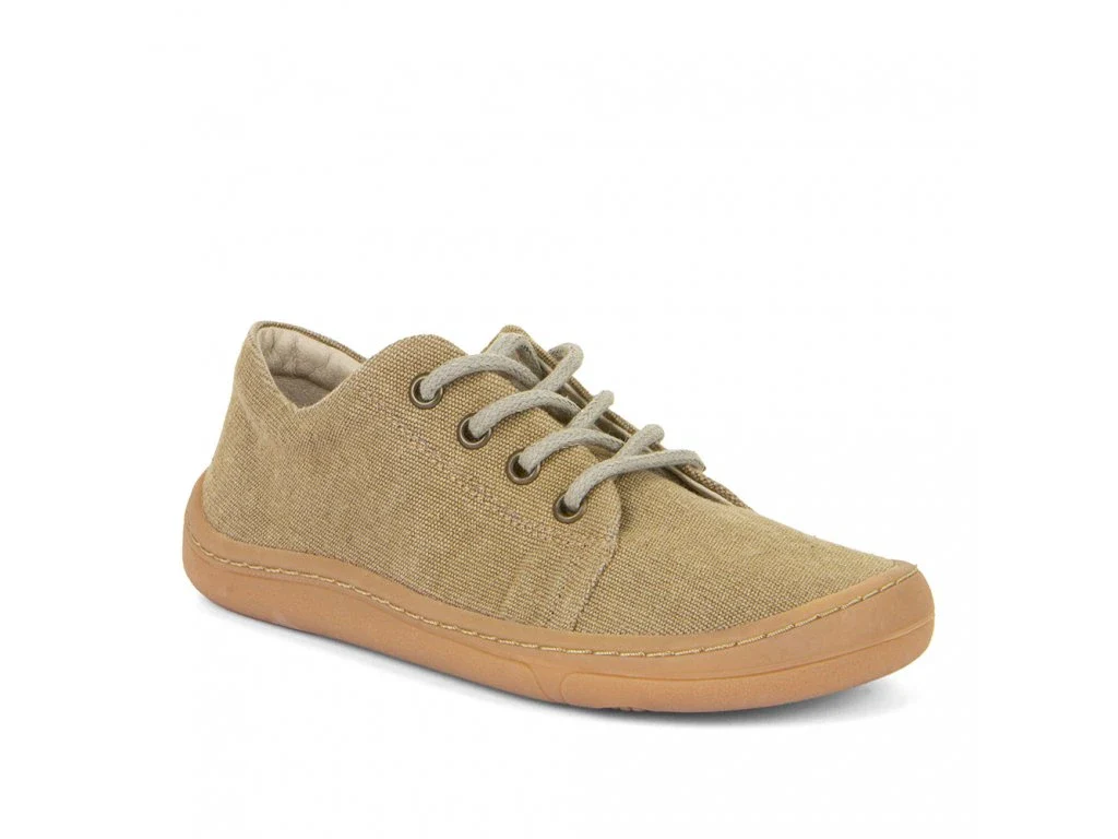 Froddo Barefoot Sapatilha Canva (Vegan Laces Beige) Adult