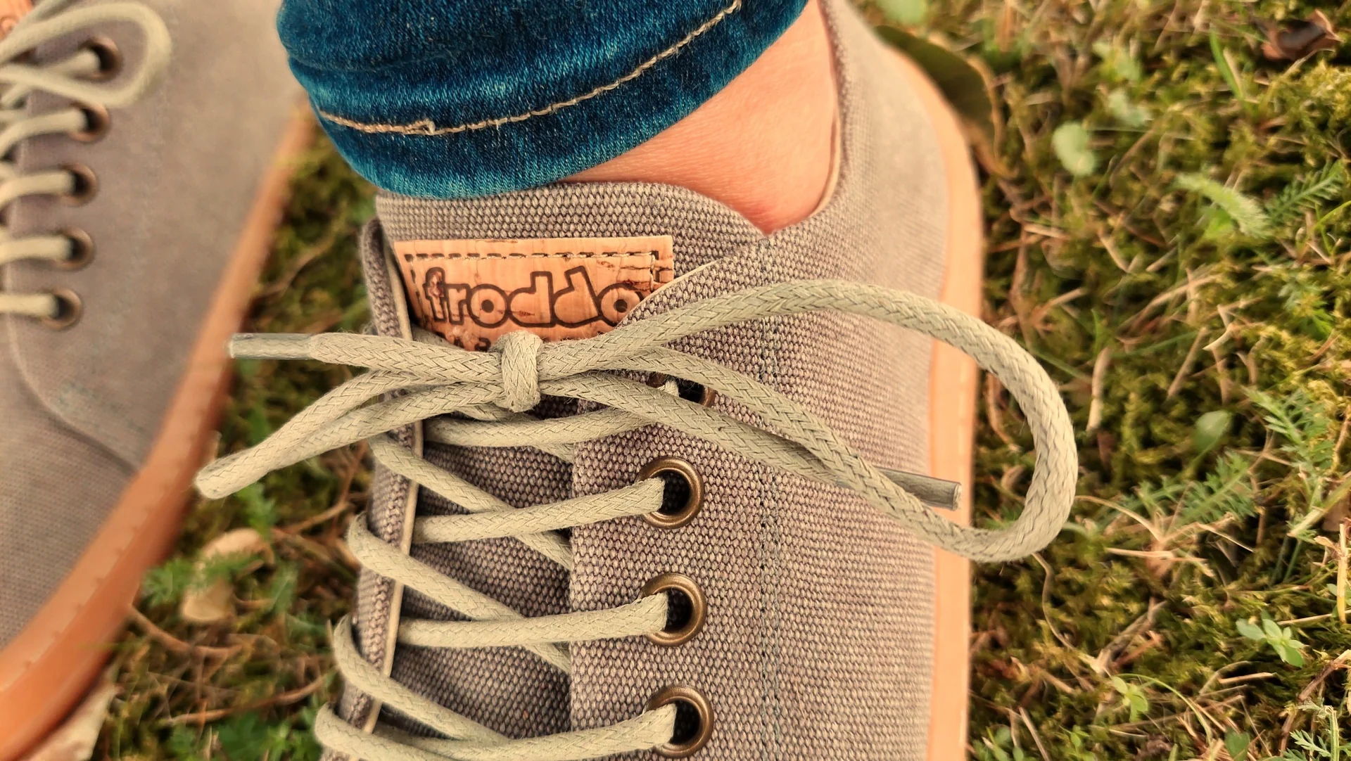 Froddo Barefoot Sapatilha Canva (Vegan Laces Beige) Adult - Image 2