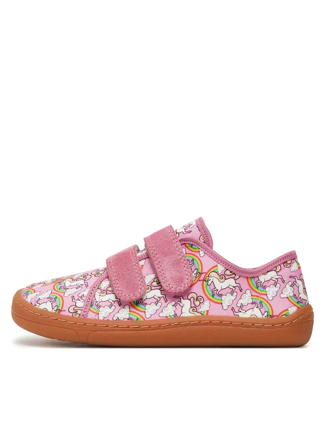 Froddo Barefoot Sapatilha Canva (White/Pink) kid - Image 4