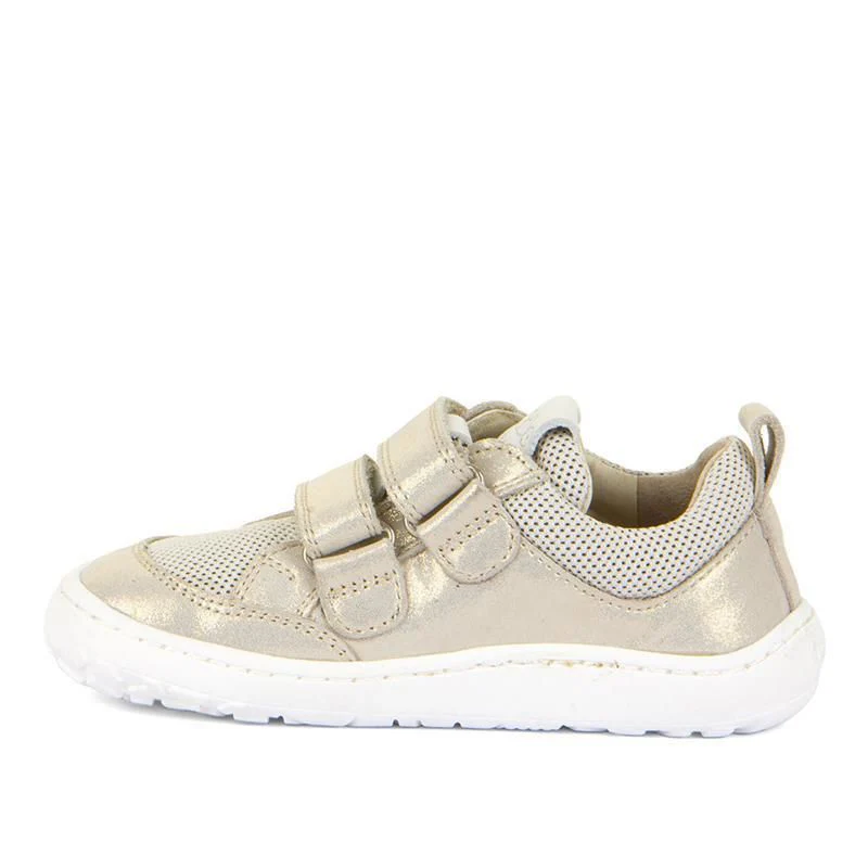 Froddo Barefoot Sapatilha Couro & Malha (Gold Shine) kid to adult - Image 3