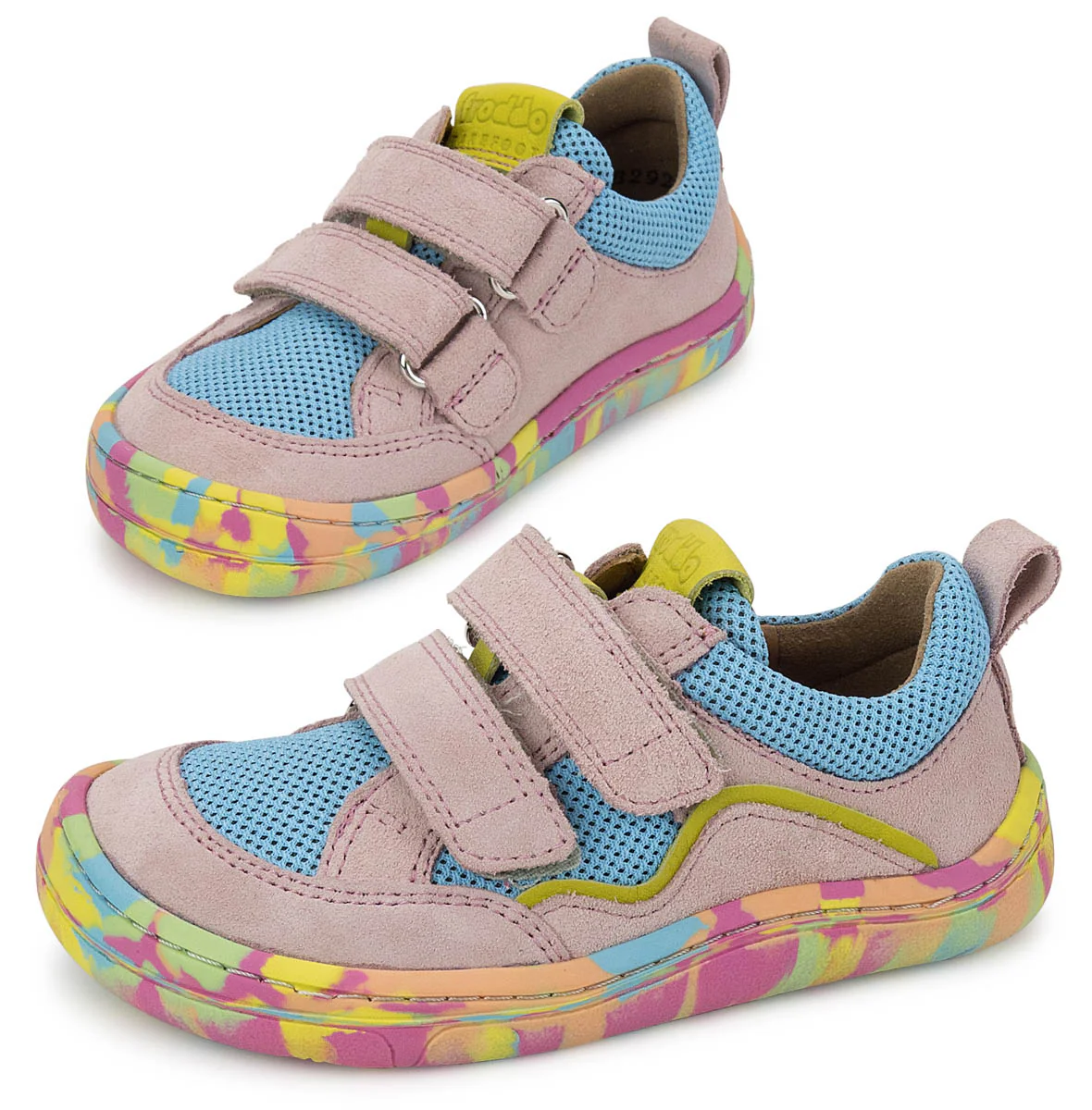 Froddo Barefoot Sapatilha Couro & Malha (Multicolor) Kid - Image 2