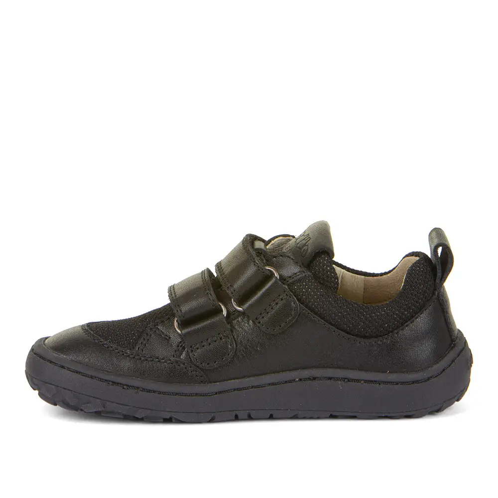 Froddo Barefoot Sapatilha Couro & Malha Respirável (Preto) kid - Image 2