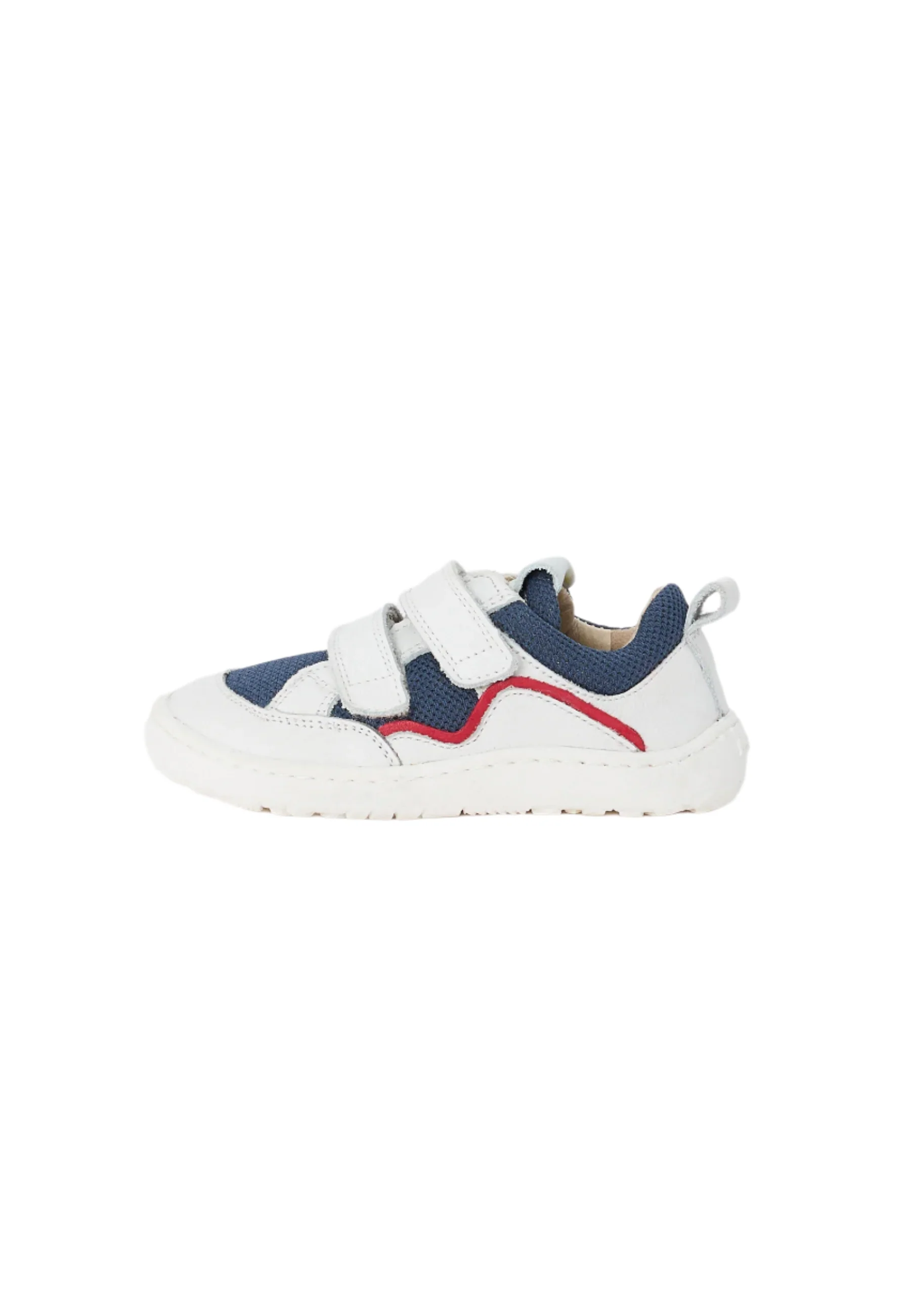 Froddo Barefoot Sapatilha Couro & Malha(White/Blue) kid to adult - Image 2