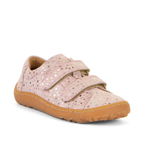 Froddo Barefoot Sapatilha Couro (Pink/Rosa Bolinhas) kid