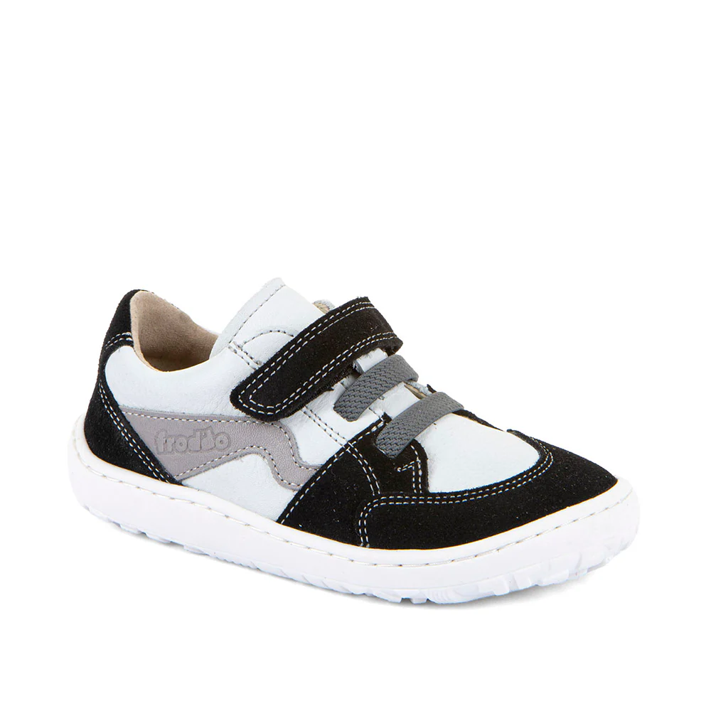 Froddo Barefoot Sapatilha Elásticos (White/Black) Kid