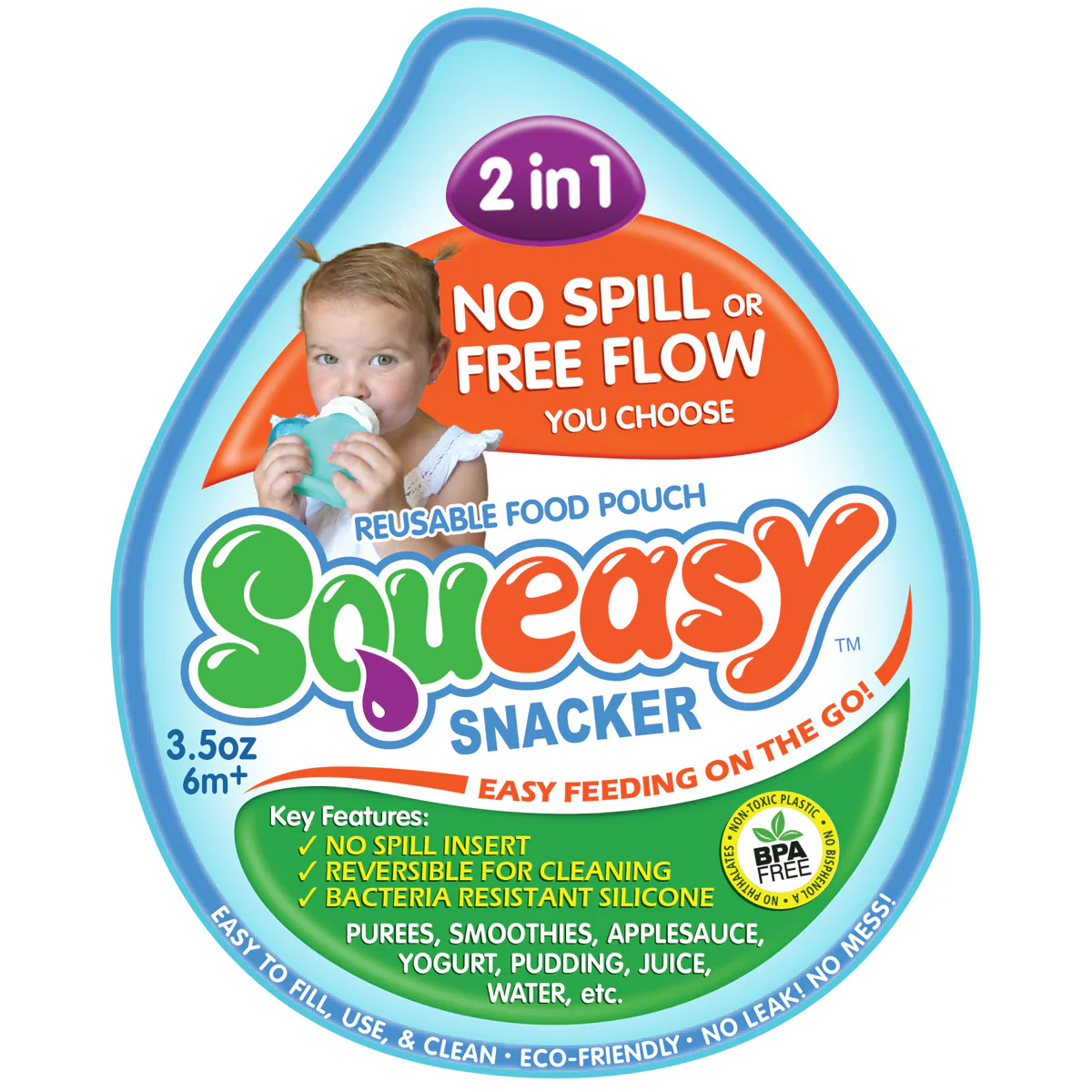SQUEASY Garrafa para liquidos e sólidos 480ml - Image 4