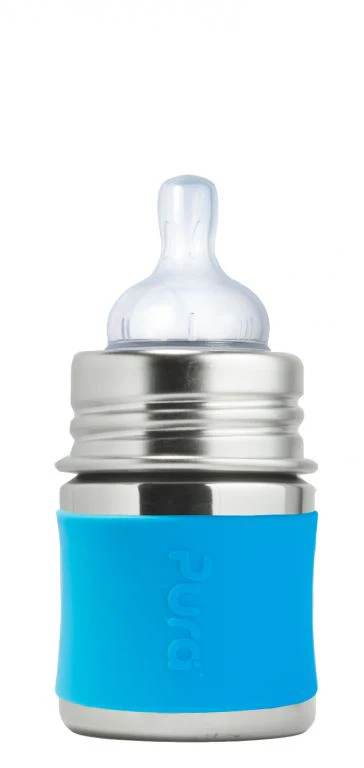 Pura Garrafa De Aço Inoxidável / biberão evolutivo 150ml Tetina +0 - Image 7