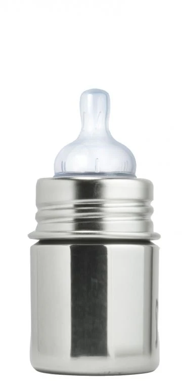 Pura Garrafa De Aço Inoxidável / biberão evolutivo 150ml Tetina +0 - Image 8