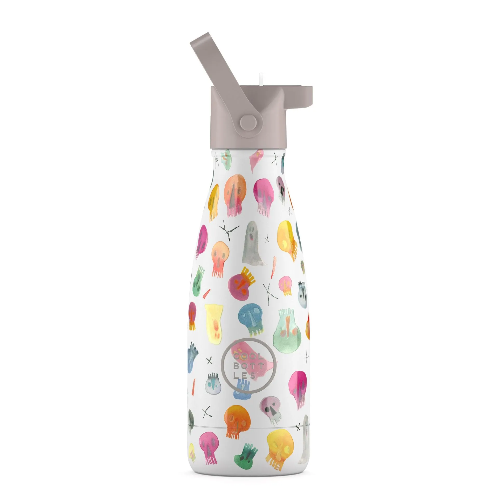 Garrafa Térmica Cool Bottles - Crazy Skulls 260ml