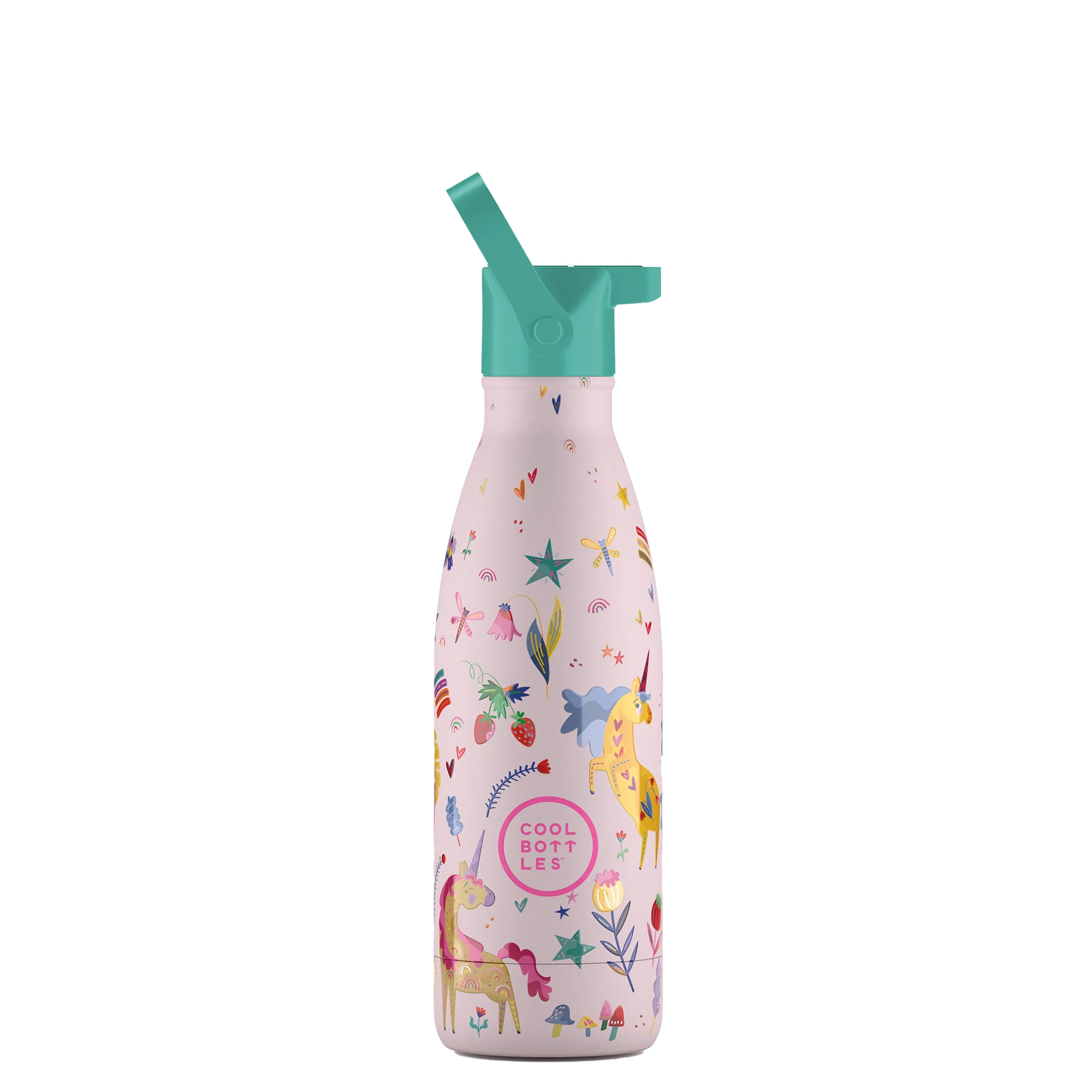 Garrafa Térmica Cool Bottles - Funny Unicorns 350ml