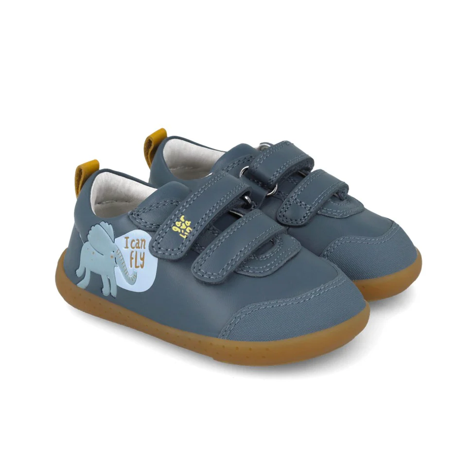 Garvalín Sapatilha Primeiros Passos - Elefante Azul