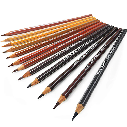 Giotto caixa de 12 lápis de cor de pele Skin Tones - Image 2