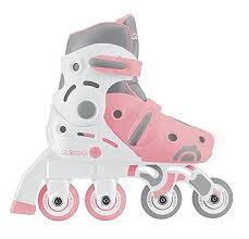 Globber Patins em linha 2 em 1 Rosa Pastel