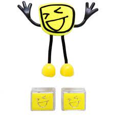 GloPals Conjunto de boneco com 2 Cubos de luz Alex Amarelo - Image 3