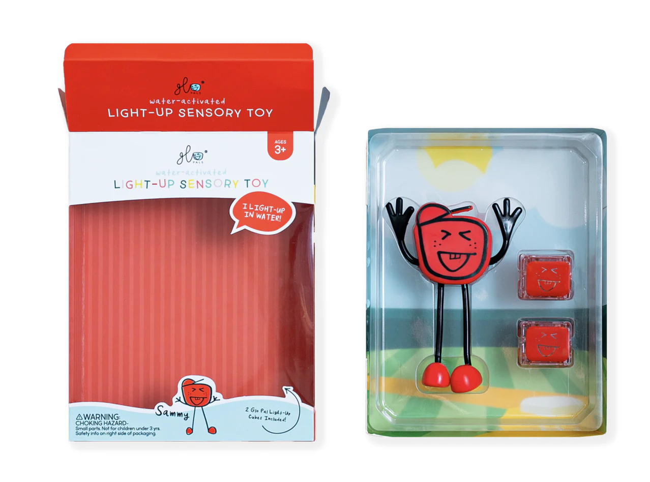 GloPals Conjunto de boneco com 2 Cubos de luz Alex Amarelo - Image 8