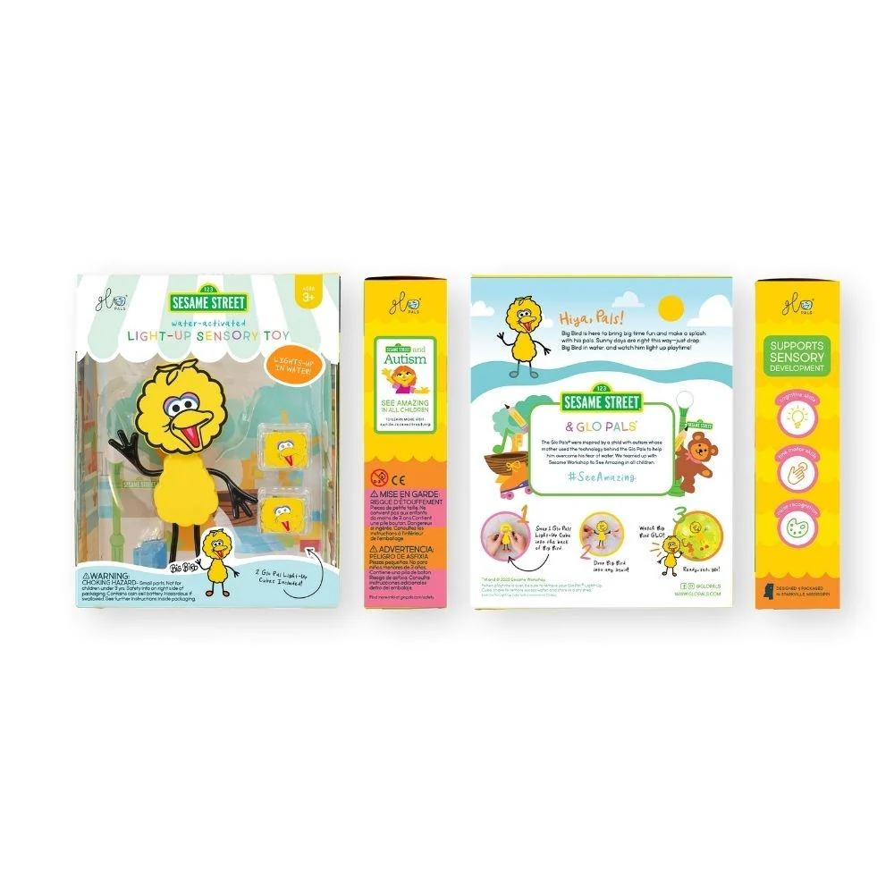 GloPals Conjunto de boneco com 2 Cubos de luz - Poupas Rua Sésamo - Image 2