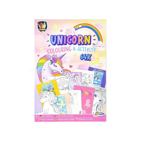 Grafix Livro de colorir  e atividades 64 páginas