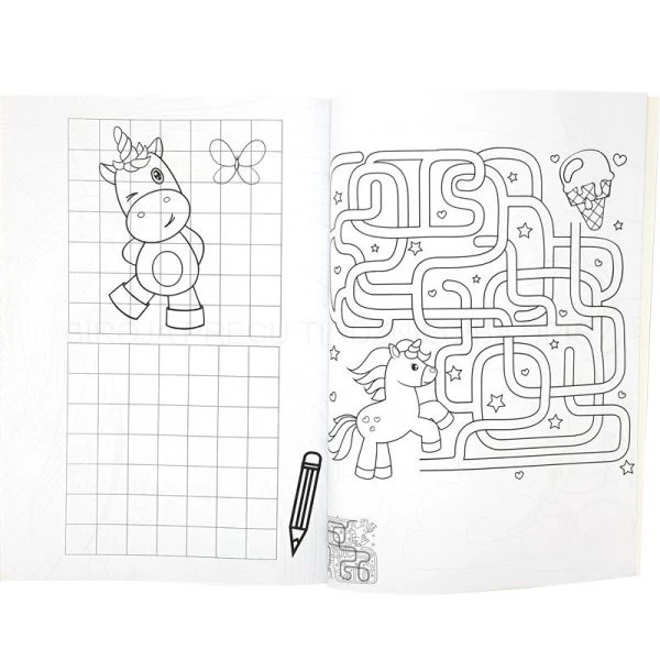 Grafix Livro de colorir  e atividades 64 páginas - Image 2