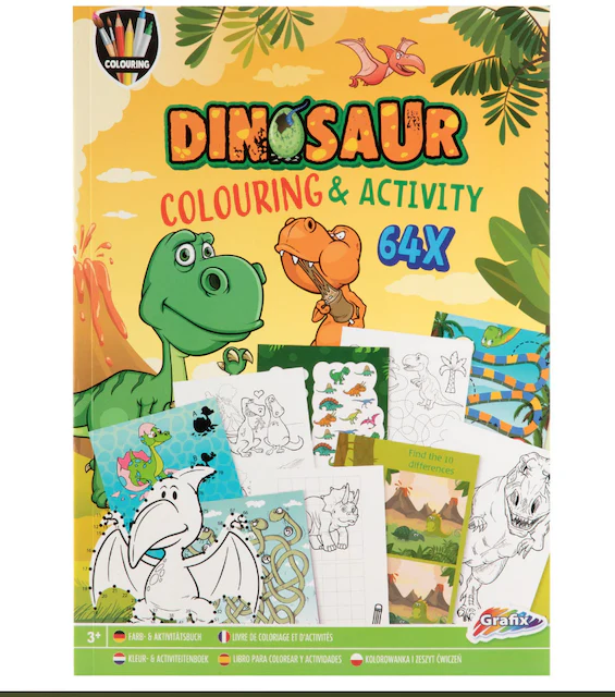 Grafix Livro de colorir  e atividades 64 páginas - Image 8