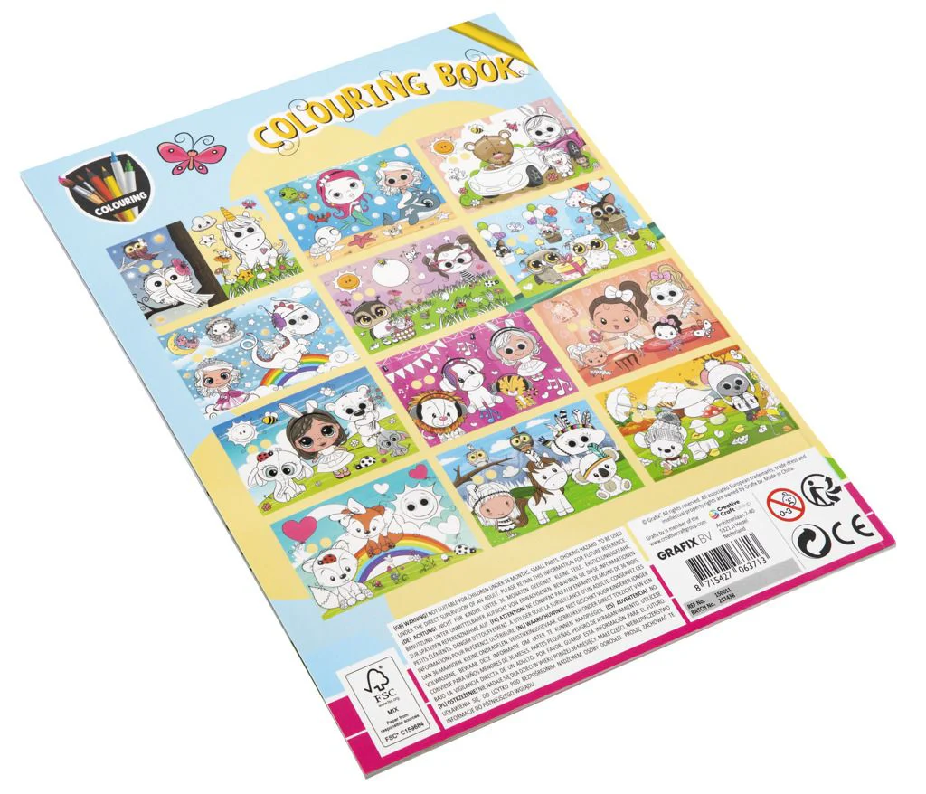 Grafix Livro de colorir c/olhos 24 folhas - Image 2